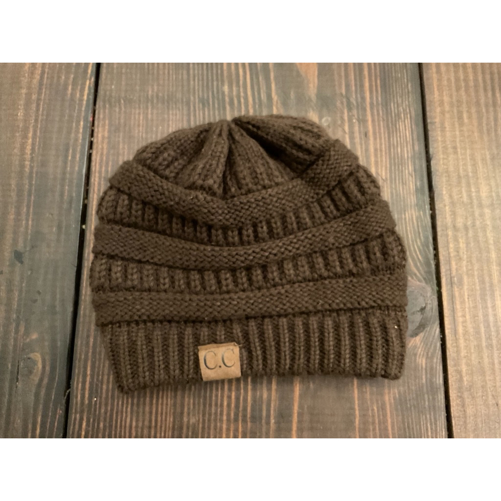 C.C brown Beanie One Size